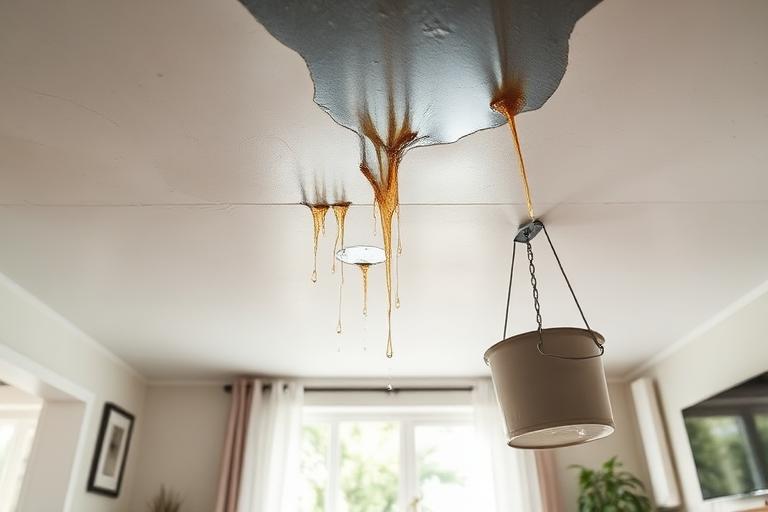 Ceiling & Roof Leak Damage